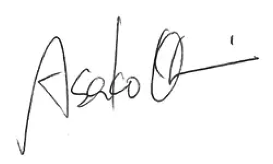 Asako Okai Signature