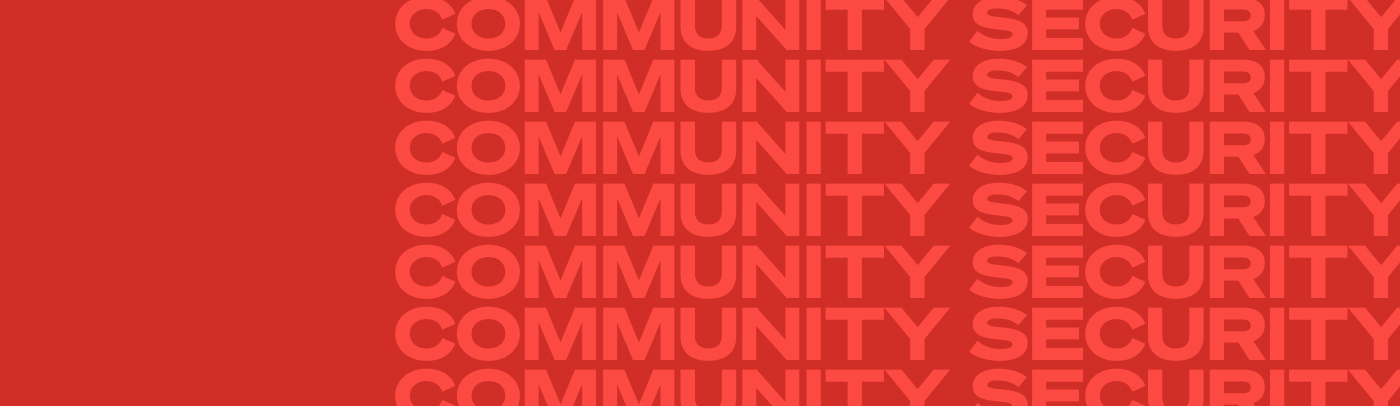 community security banner